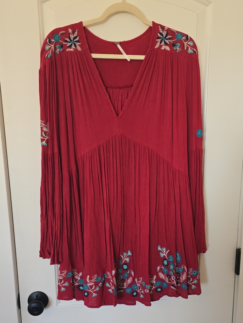 Free People Embroidered Trapze Dress